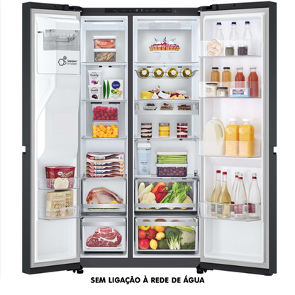 Frigorífico Americano LG GSLE91EVAC | 628L, No Frost, Classe C