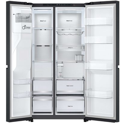 Frigorífico Americano LG GSLE91EVAC | 628L, No Frost, Classe C