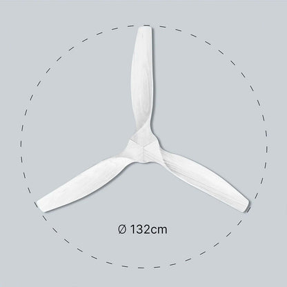 Ventoinha de Teto UFESA Tibet Branco | 132cm, 6 velocidades, DC 40W