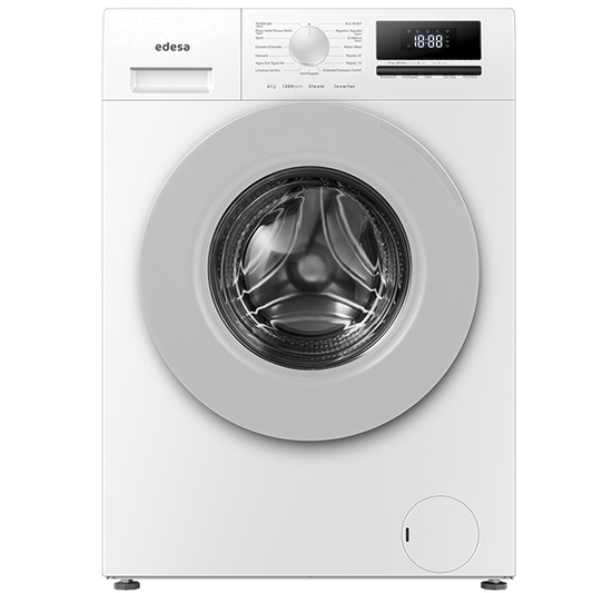Máquina de Lavar Roupa EDESA EWF-6200 WH | 6kg, 1200rpm, Classe A