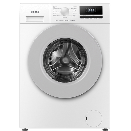 Máquina de Lavar Roupa EDESA EWF-8404 WH | 8kg, 1400rpm, Classe A