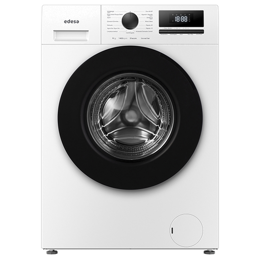 Máquina de Lavar Roupa EDESA EWF-9402 WH | 9kg, 1400rpm, Classe A