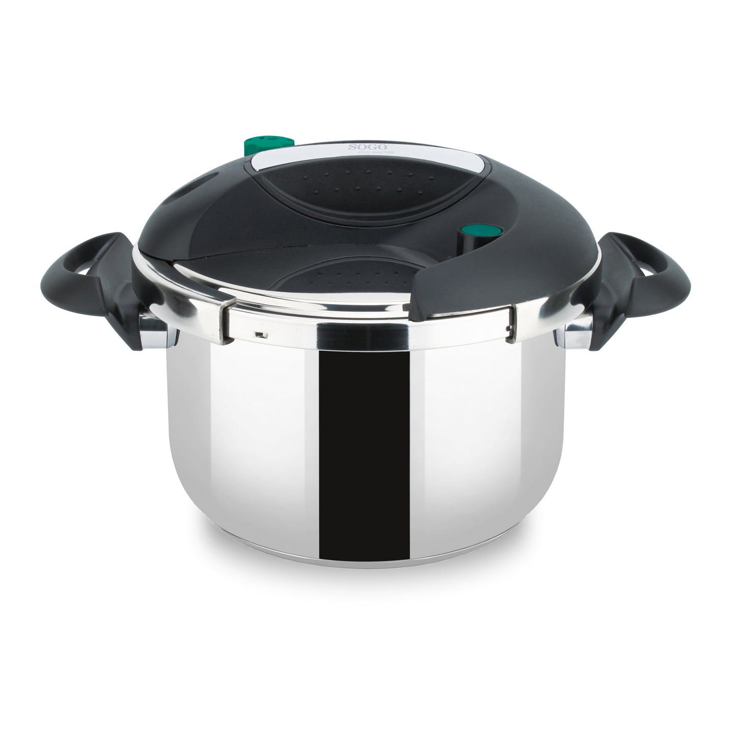 Panela de Pressão Sogo OLLSS25130 | 8L, 24cm, Aço Inox
