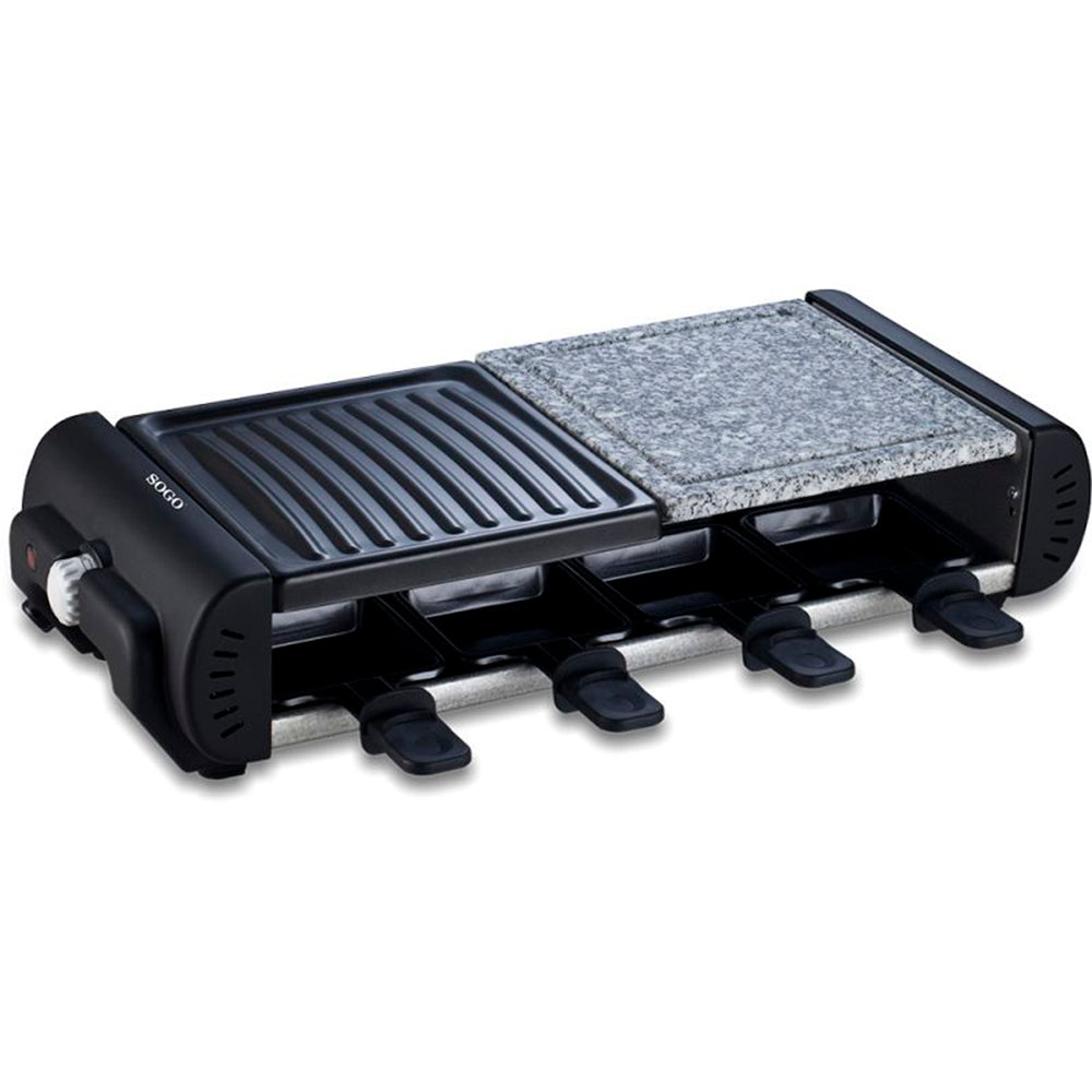 Grelhador Raclette SOGO BARSS10370 | 1200W, 8 Pessoas, 3 em 1