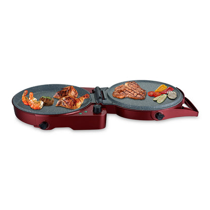 Máquina de Pizzas Elétrica Sogo PIZSS10125 | 30cm, 1800W, Antiaderente