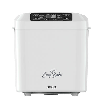 Máquina de Pão Sogo PANSS10722 | 1kg, 12 programas, Ecrã digital