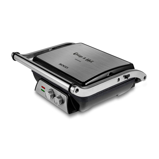 Grelhador Sogo SAN-SS-7137 | Antiaderente, 2000W, Termostato