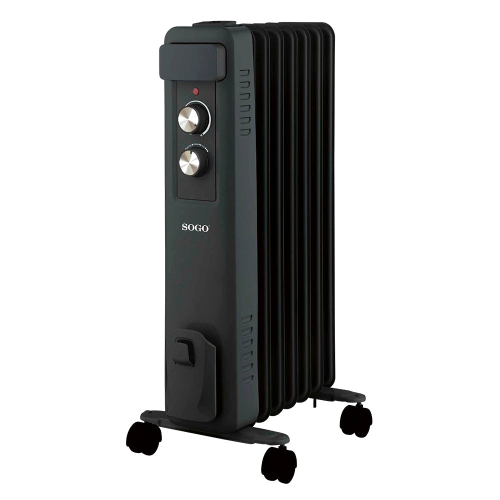 Aquecedor Óleo Sogo CALSS18455 | 1500W, 7 elementos, 12m²