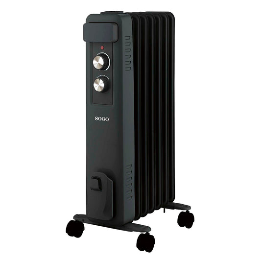 Aquecedor Óleo Sogo CALSS18455 | 1500W, 7 elementos, 12m²