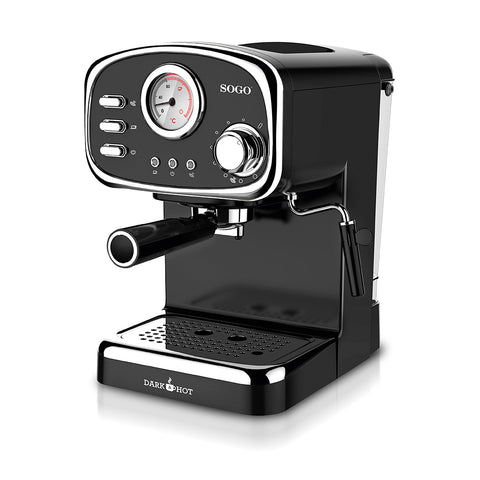 Máquina de Café Expresso Sogo CAFSS5680 | 15 bar, 1.25L, 1100W