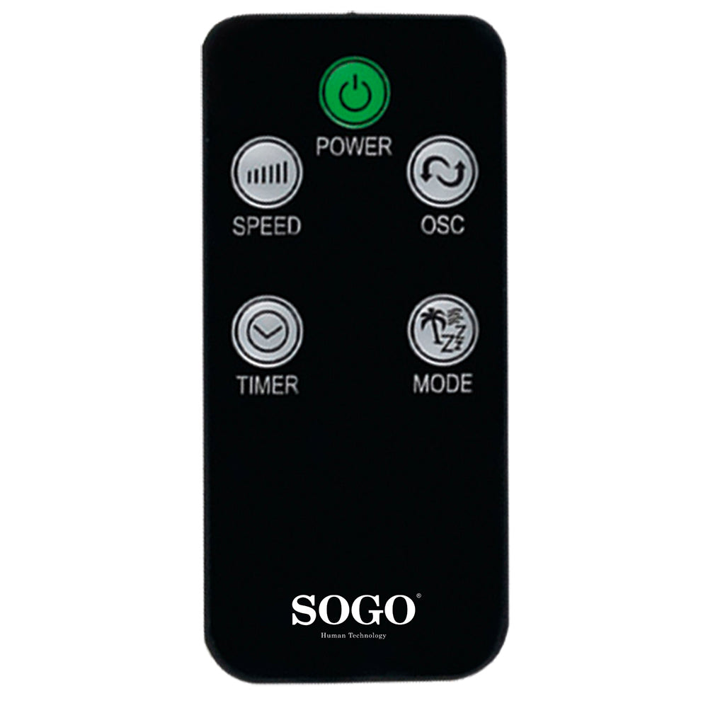 Ventoinha de Chão Sogo VENSS21375 | 84cm, 3 Velocidades, Oscilação