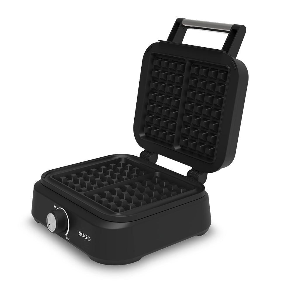 Máquina de Waffles Sogo WAFSS7235 | Antiaderente, 1500W, 2 Waffles