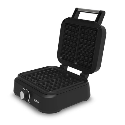 Máquina de Waffles Sogo WAFSS7235 | Antiaderente, 1500W, 2 Waffles