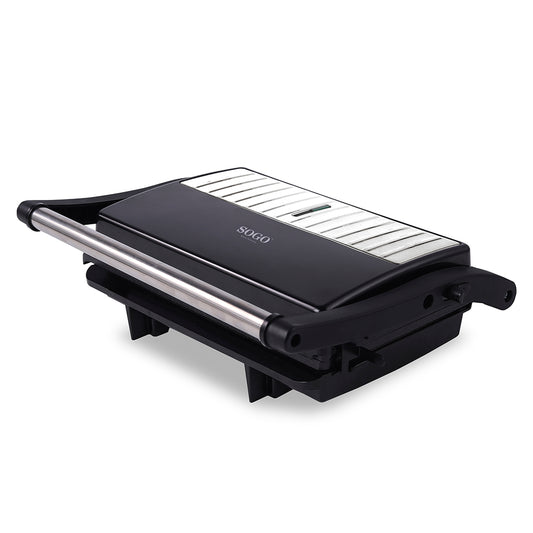 Tostadeira Sogo SANSS7126 | Anti-aderente, 1000W, Dobradiça Flutuante