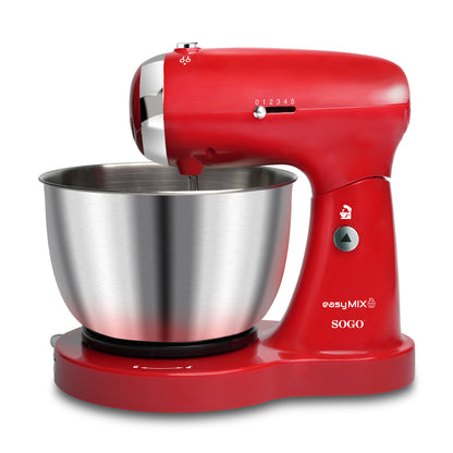 Batedeira Sogo BATSS14506R | 3.2L, 350W, 5 Velocidades