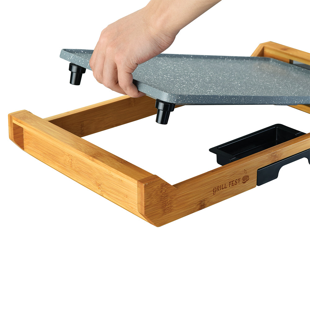 Grelhador Sogo BARSS1223 | 43x23cm, Antiaderente, 2200W