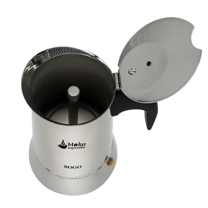 Cafeteira Sogo CAFSS7635 | 12 chávenas, Indução