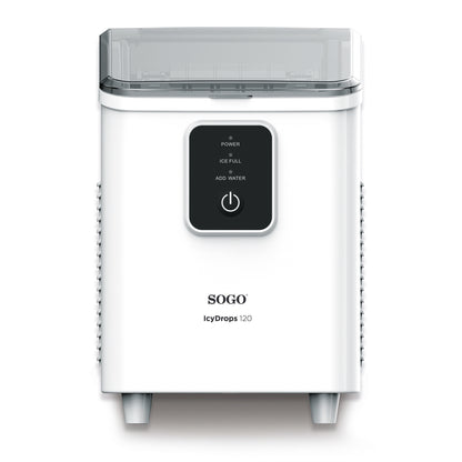 Máquina de Gelo Sogo MHISS12045 | 12kg/24h, Auto-limpeza, 1.8L