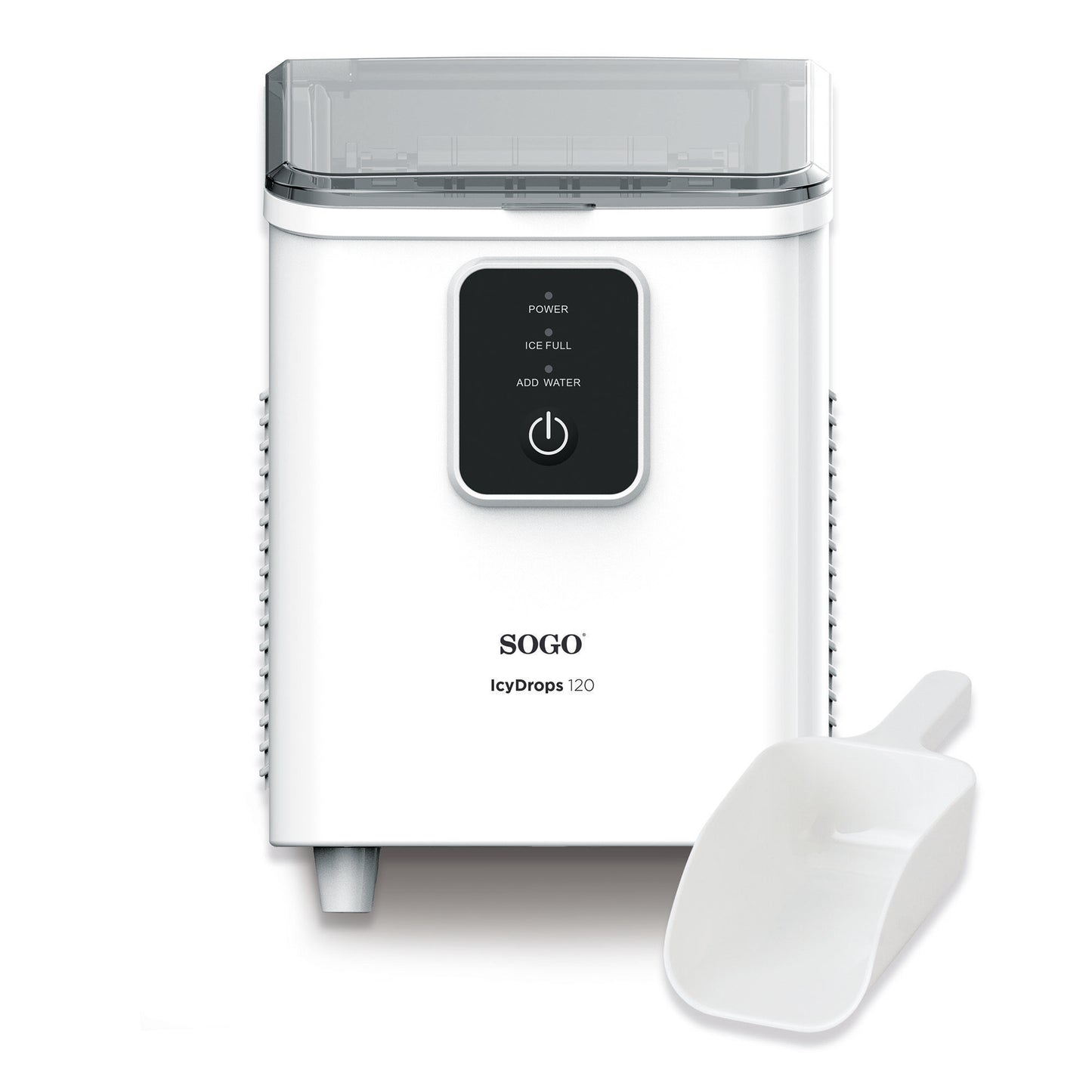 Máquina de Gelo Sogo MHISS12045 | 12kg/24h, Auto-limpeza, 1.8L