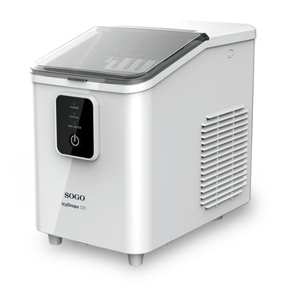 Máquina de Gelo Sogo MHISS12045 | 12kg/24h, Auto-limpeza, 1.8L