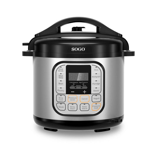 Panela de Pressão Sogo OLLSS10605 | 6L, 12 Modos, Digital