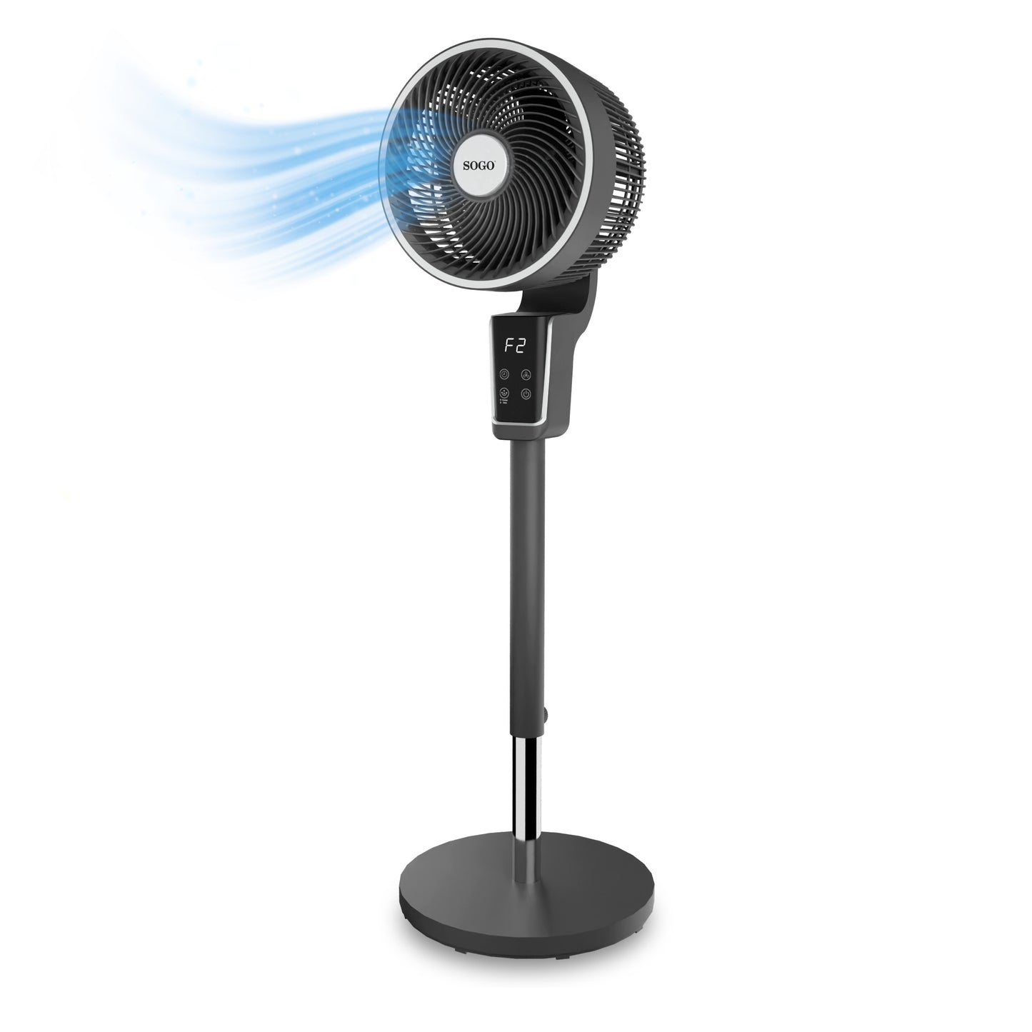 Ventoinha de Pé Sogo VENSS21340 | 150cm, 3 velocidades, Temporizador