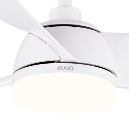 Ventoinha de Teto Sogo VENSS21835 | 132cm, 6 velocidades, LED
