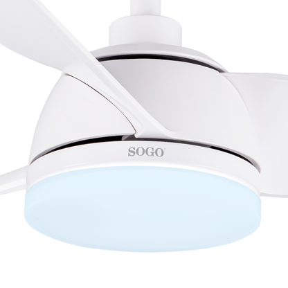 Ventoinha de Teto Sogo VENSS21835 | 132cm, 6 velocidades, LED