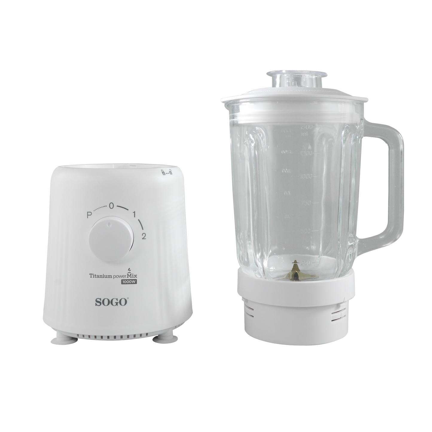 Liquidificadora Sogo BATSS5575 | 1.5L, 1000W, Lâminas Titânio