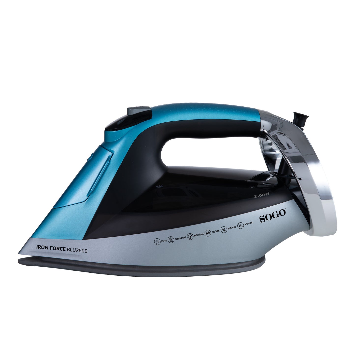 Ferro Vapor Sogo PLASS6355 | 2600W, Vapor 55g/min, Anti-calcário