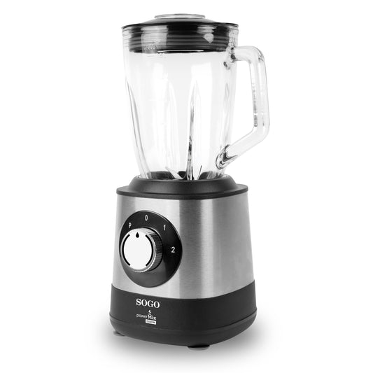 Liquidificador Sogo BATSS5585 | 1.5L, 1500W, Inox vidro