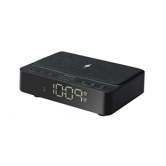 Rádio AIWA CR30BK | FM, Alarme Duplo, Carregamento 5W