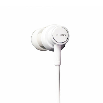 Auriculares AIWA ESTM500WT | 10Hz-40kHz, Microfone, 10mm