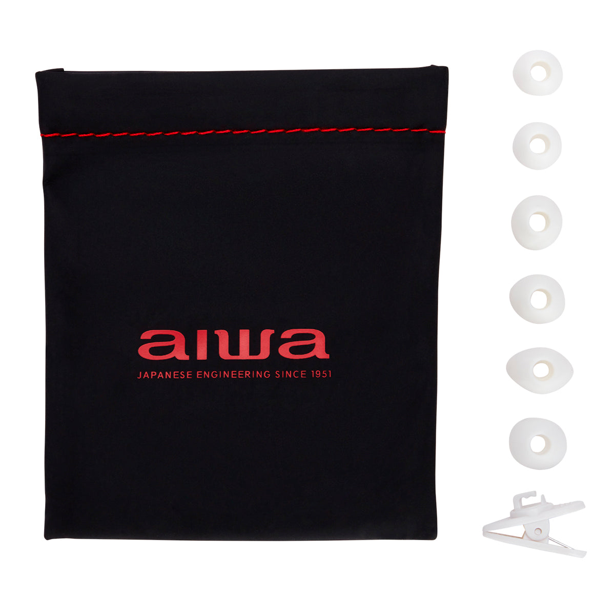 Auriculares AIWA ESTM500WT | 10Hz-40kHz, Microfone, 10mm