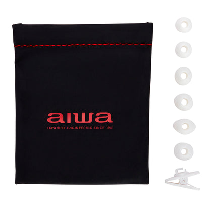 Auriculares AIWA ESTM500WT | 10Hz-40kHz, Microfone, 10mm