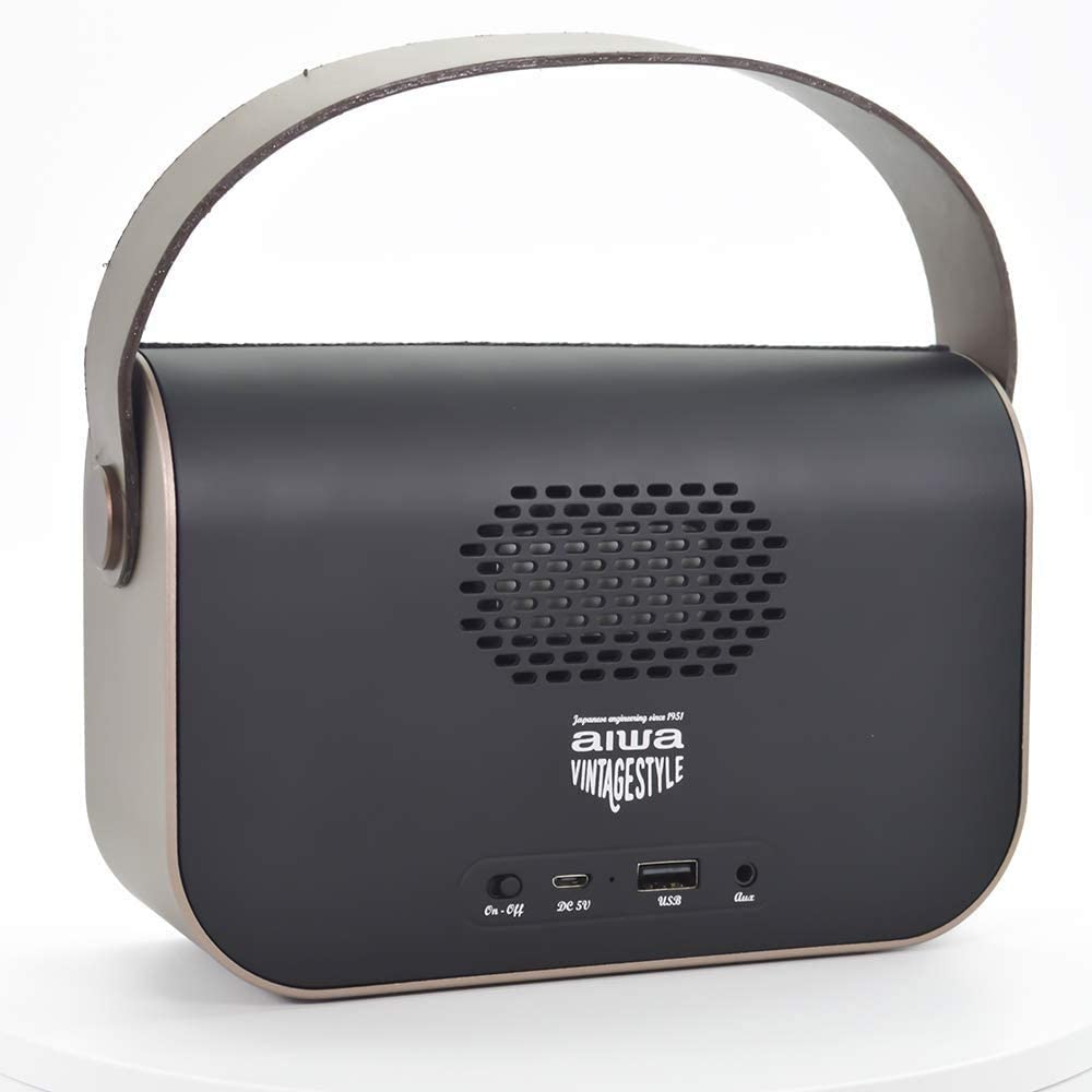 Rádio Portátil AIWA RBTU600 | Bluetooth, 6h Autonomia, USB