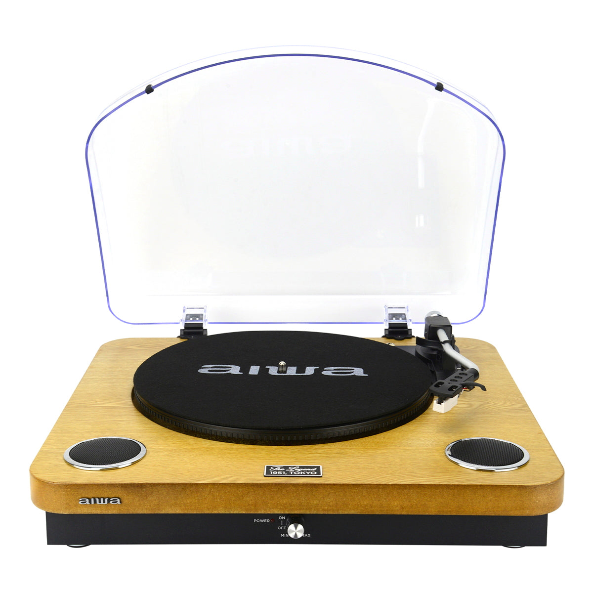 Giradiscos AIWA GBTUR120WDMKII | 3 Velocidades, Bluetooth, Rádio FM