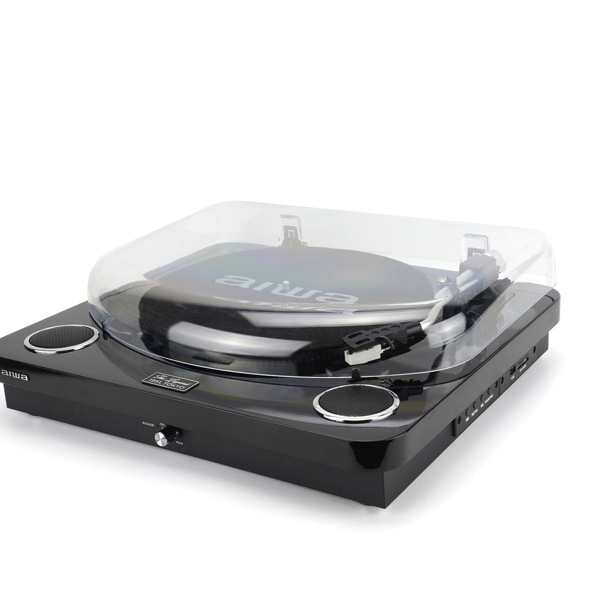 Gira Discos AIWA GBTUR120BKMKII | 3 Velocidades, Bluetooth, Rádio FM