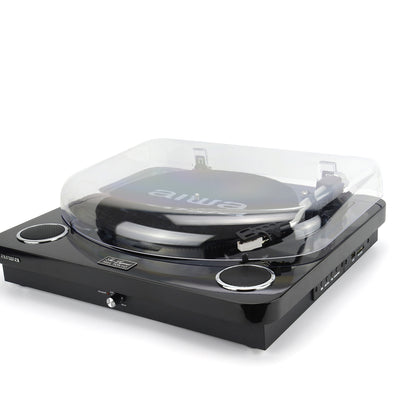 Gira Discos AIWA GBTUR120BKMKII | 3 Velocidades, Bluetooth, Rádio FM