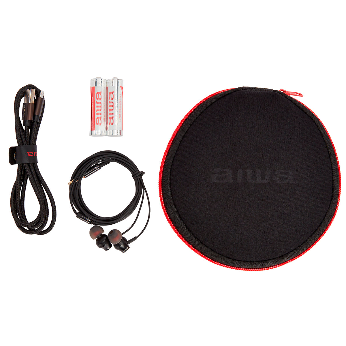 Leitor CD Portátil Aiwa PCD810BK | Anti-choque 120s, USB, Display LCD