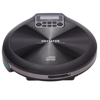 Leitor CD Portátil Aiwa PCD810BK | Anti-choque 120s, USB, Display LCD