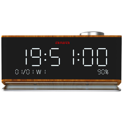 Rádio Relógio AIWACR90BT | Bluetooth, FM, Alarme duplo