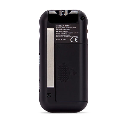 Rádio de Bolso AIWA R22BK | AM/FM, Auscultadores, Clip cinto