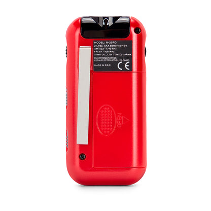 Rádio de Bolso Aiwa R22RD | AM/FM, Saída 3.5mm, Pilhas AAA