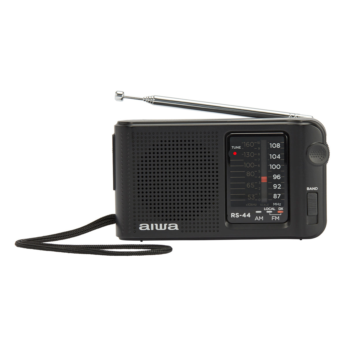 Rádio de Bolso Aiwa RS44 | AM/FM, Antena telescópica, Saída 3.5mm