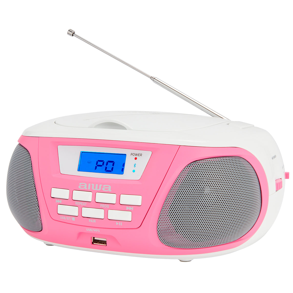Rádio AIWA BBTU300PK | CD, Bluetooth 5.0, USB