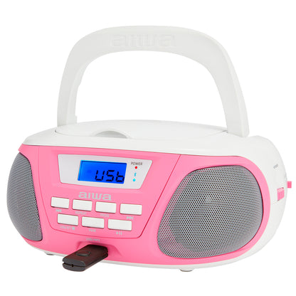 Rádio AIWA BBTU300PK | CD, Bluetooth 5.0, USB