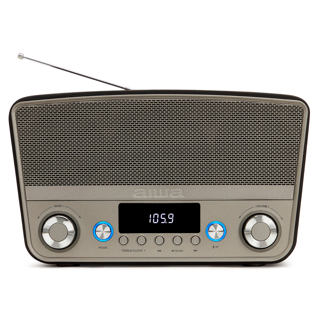 Coluna Bluetooth AIWA BSTU750BK | 50W RMS, Bluetooth 5.0, FM PLL