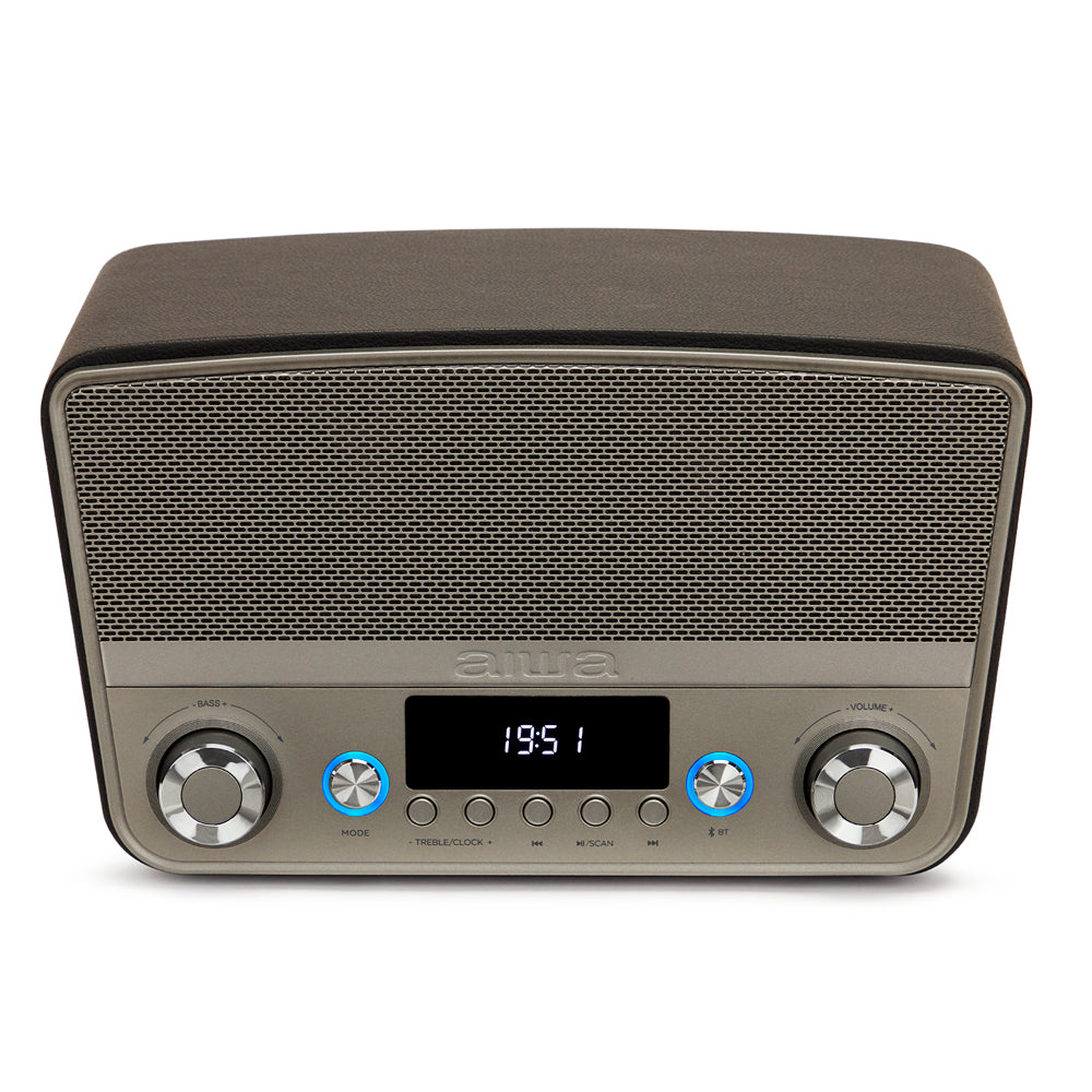 Coluna Bluetooth AIWA BSTU750BK | 50W RMS, Bluetooth 5.0, FM PLL