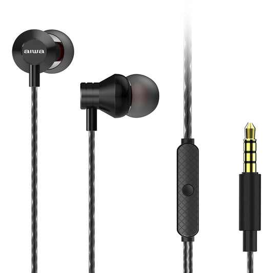 Auriculares AIWA ESTM50BK | 10mm, 20Hz-20kHz
